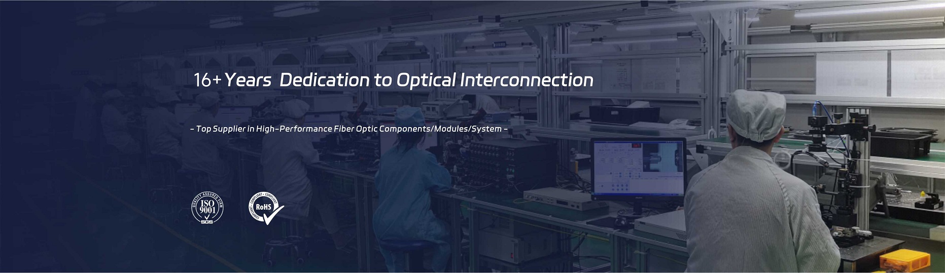 16+Years Dedication to Optical Interconnection