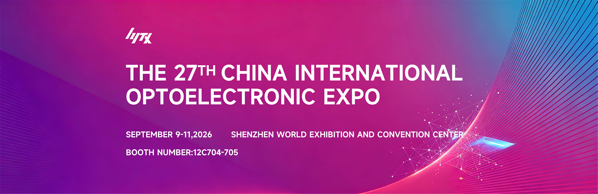 THE 27TH CHINA INTERNATIONAL OPTOELECTRONIC EXPO